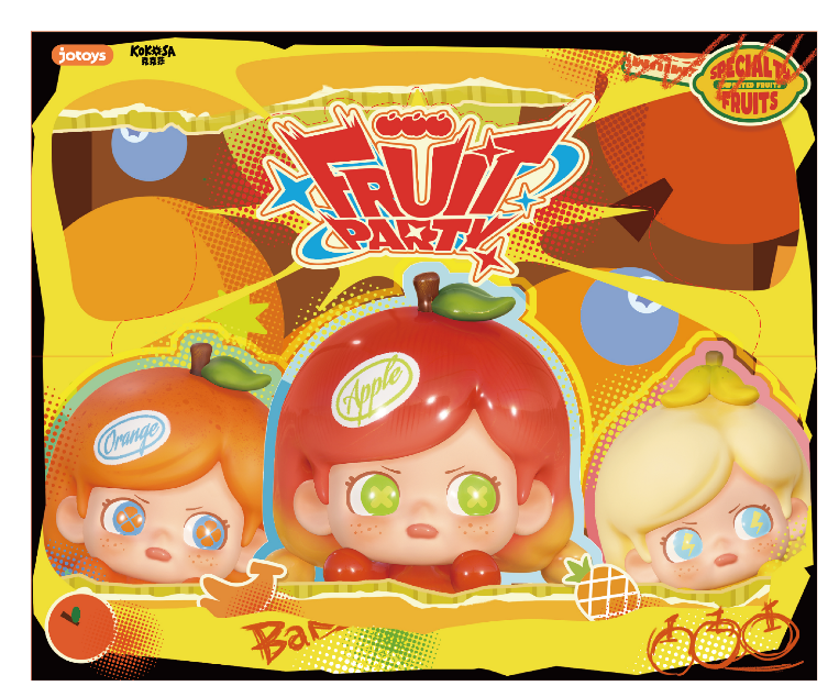 boing! PVCフィギュア　コンプリートセット KOKOSA FRUIT PARTY SERIES BLIND BAG