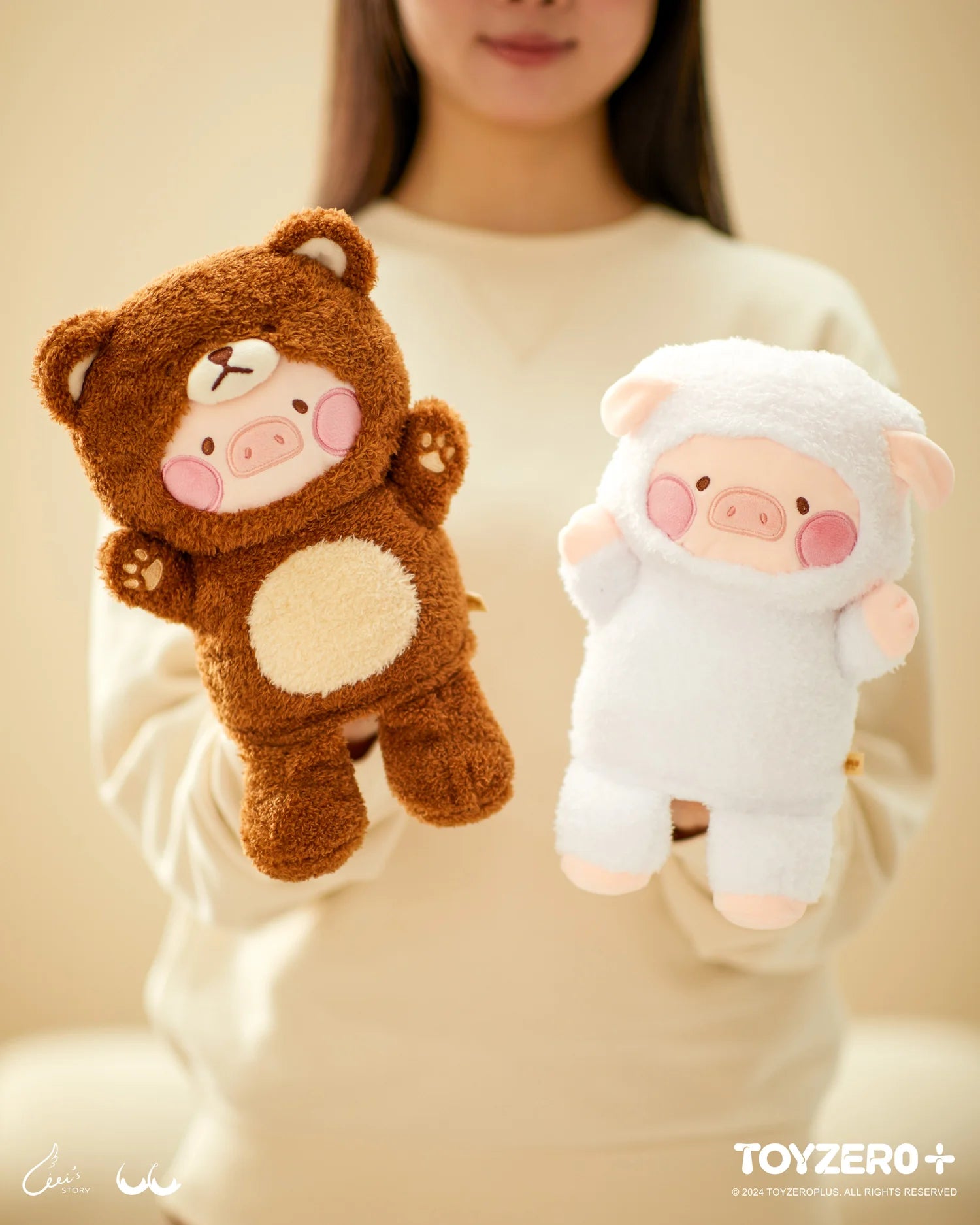 LuLu the Piggy Costume Series - Fluffy Hand Puppets - Preorder