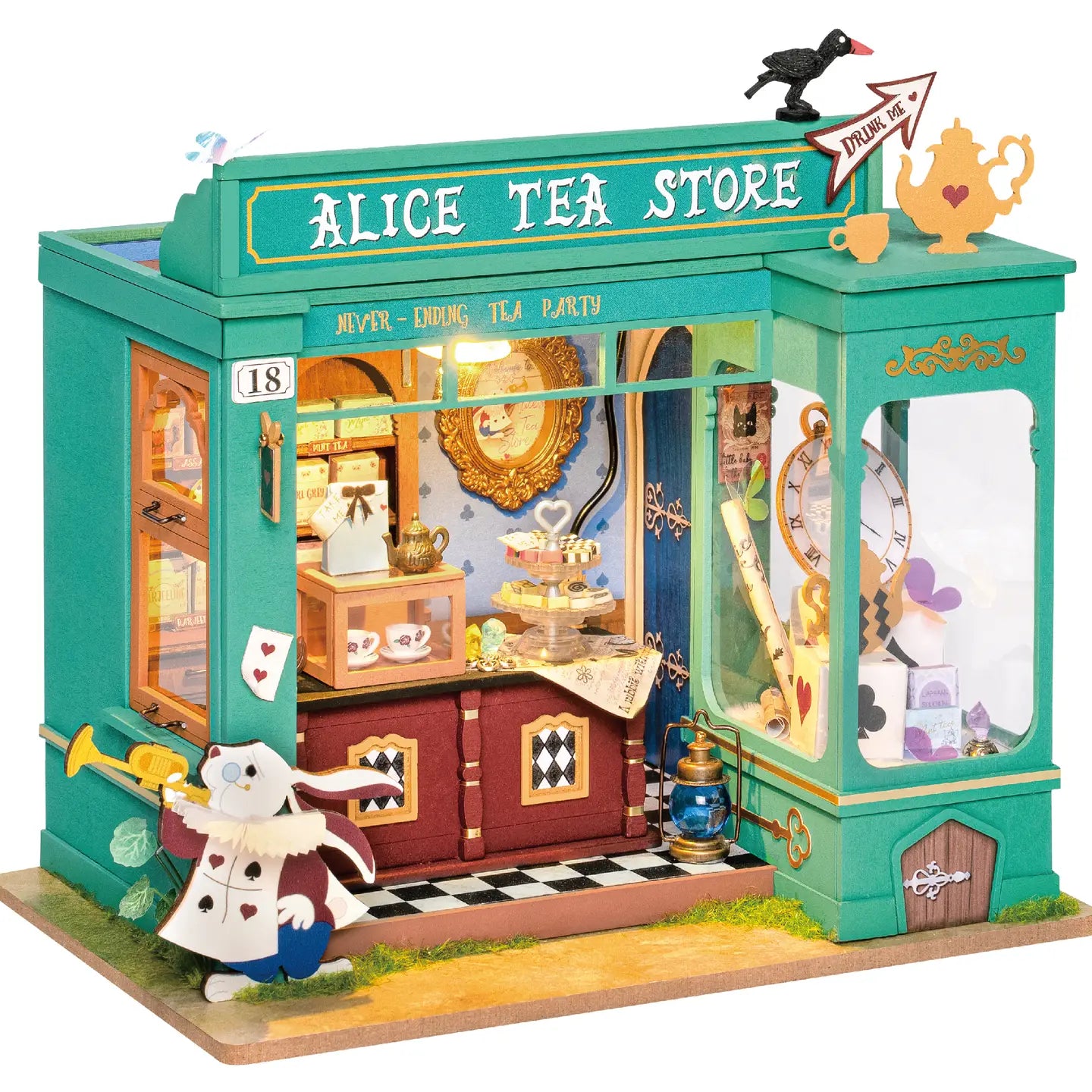 Alice's Tea Store Diy Miniature House
