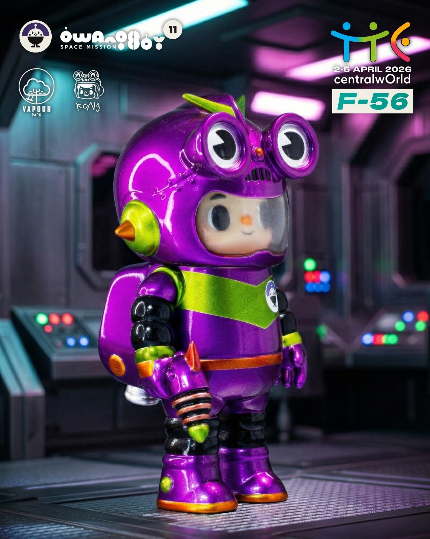 Owangeboy Space Mission : 11 - Cosmic Boy : Metallic Version by Kong A
