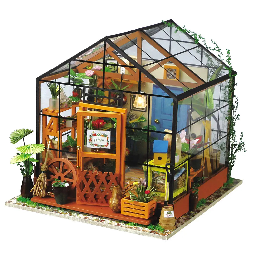Cathy's Flower house Diy Miniature Dollhouse