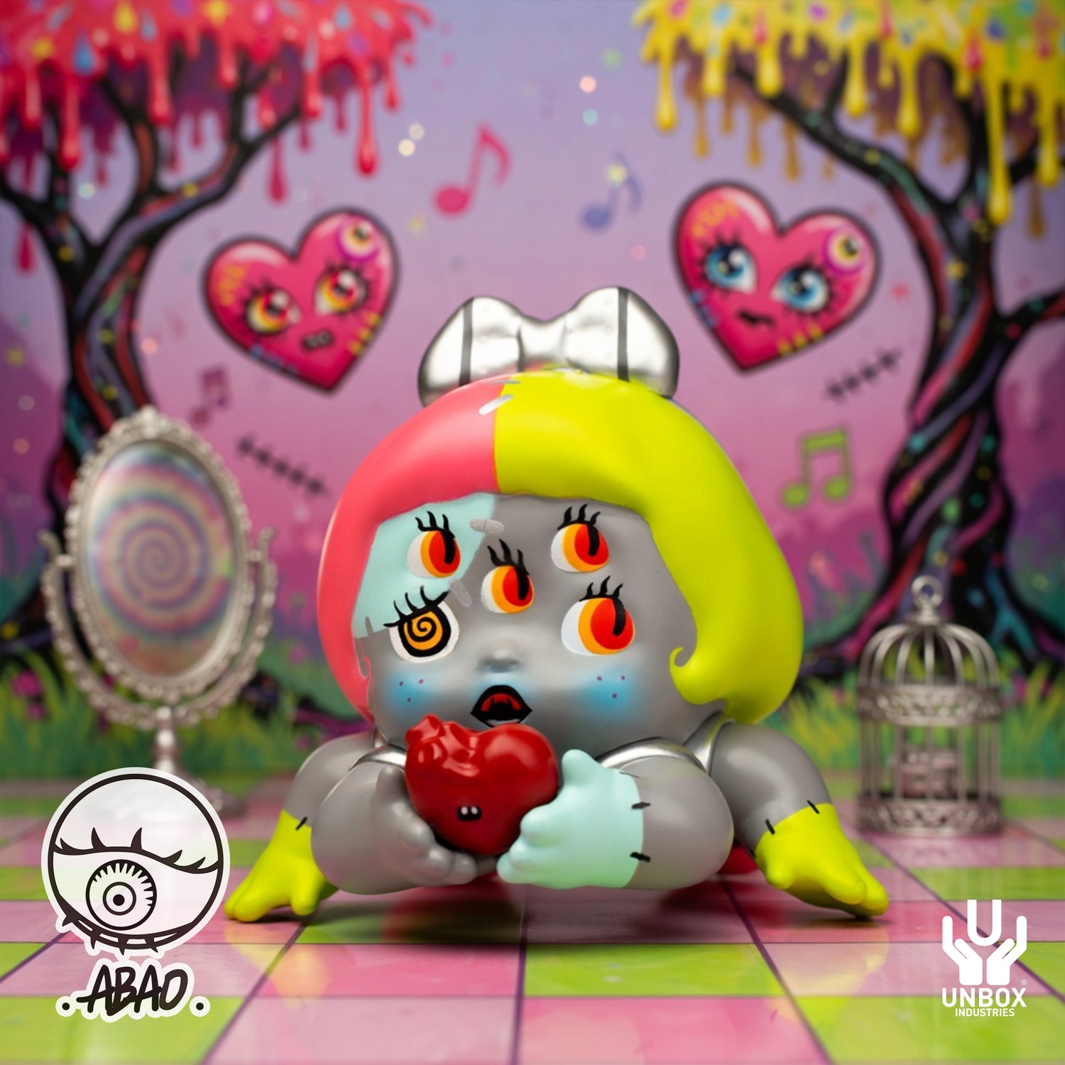 ABAO 新色 MEMI Unbox Industries ソフビ スーフェス FRANKENSTEIN'S MEMI BY ABAO - Preorder