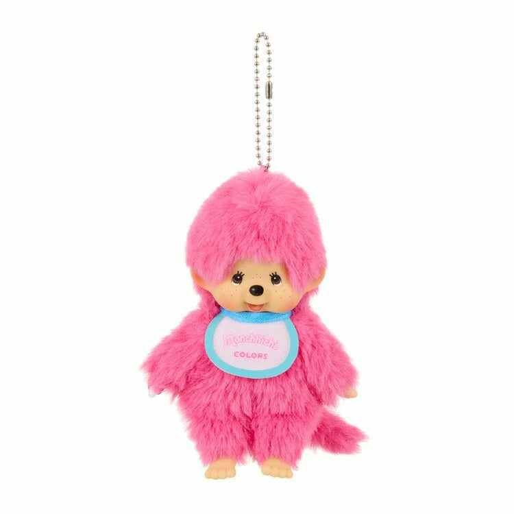 Monchhichi EU限定◇ モンチッチ カラーズ colors ピンク Monchhichi Colors Series Keychain - Bright Pink