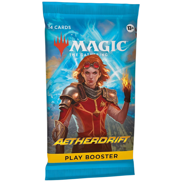 Magic: The Gathering – Booster Aetherdrift Play – 14 Cartes – 1-4 Rares – Version Anglaise