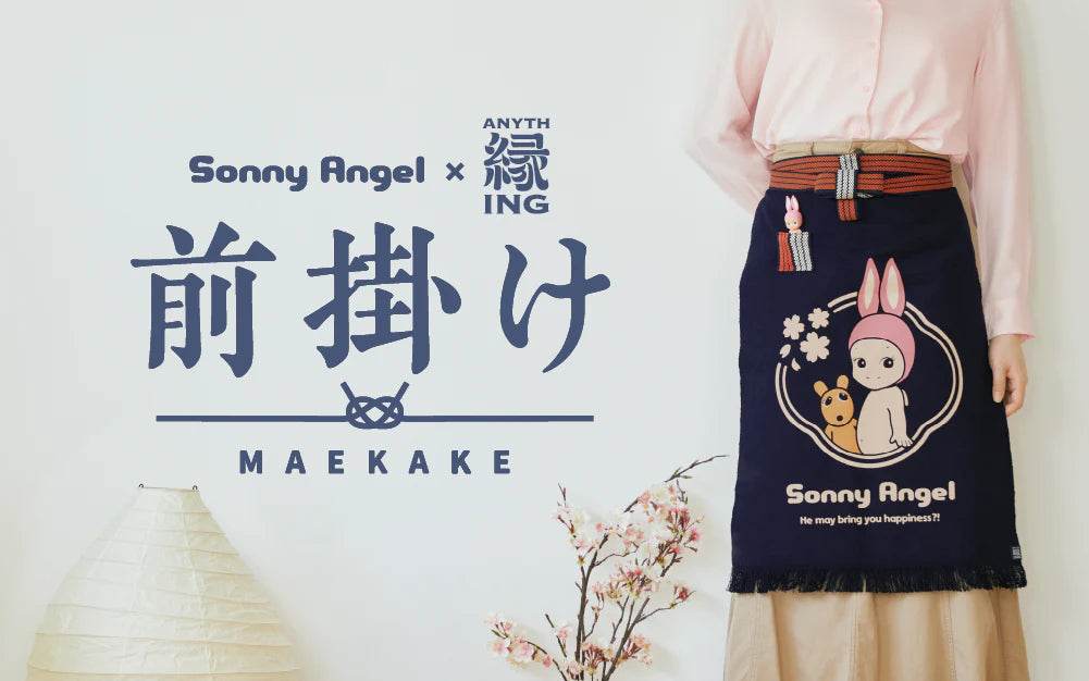 新品 “Anything brand apron traditional with collaborates Angel Sonny 前掛け MAEKAKE Angel Sonny その他