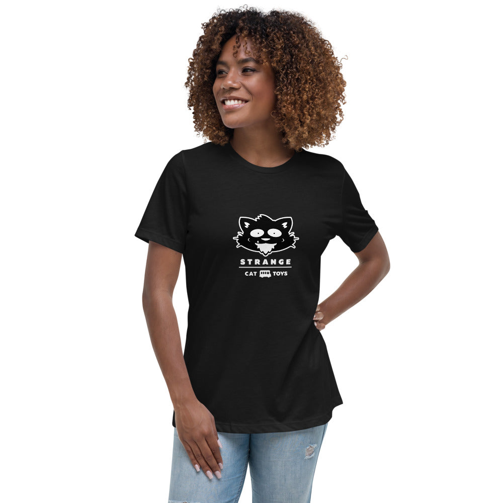 Strangecat Logo Women's Relaxed T-Shirt