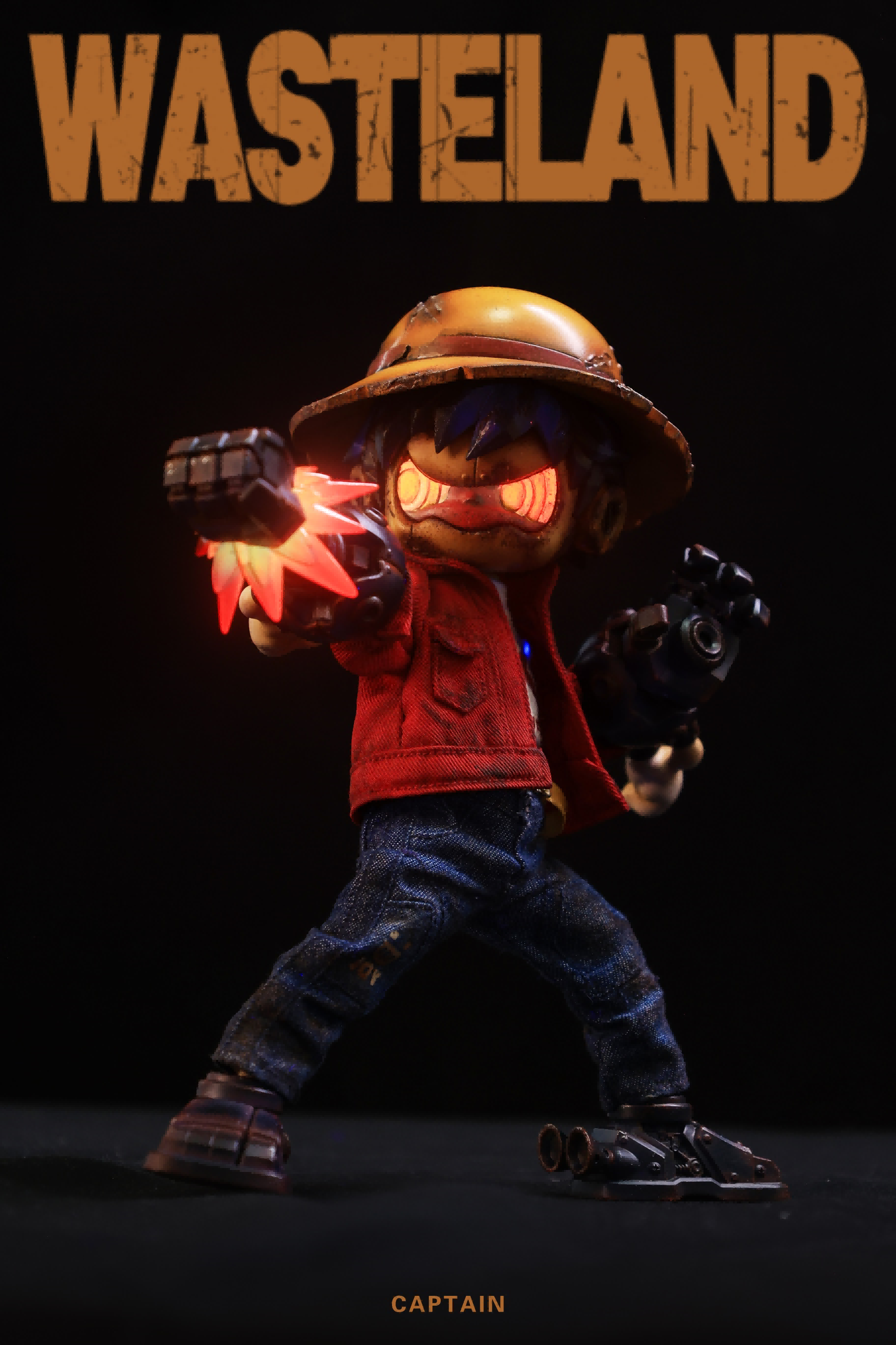 WasteLand-Captain preorder figure, 8-inch limited edition, crafted from ABS/PVC/Resin/Fiber, featuring intricate design elements, ships Q2 2026.