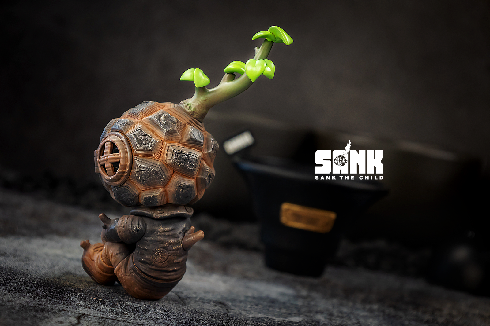 Sank-Turtle Back-Black
