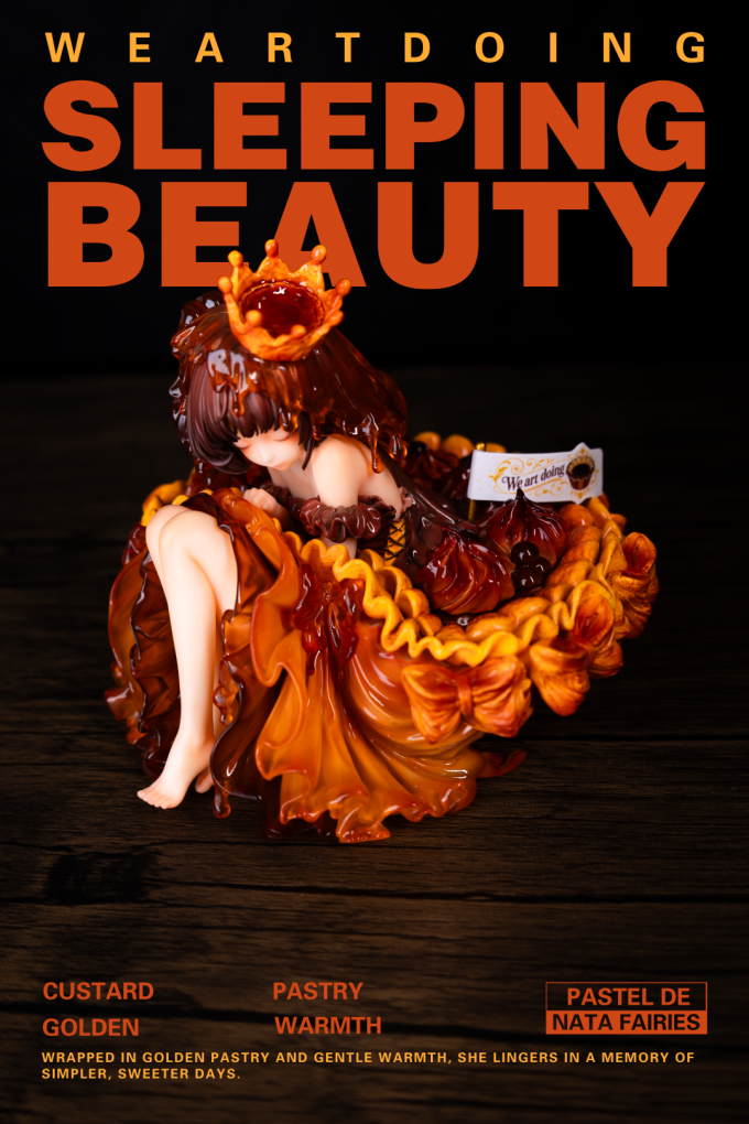 Sleeping Beauty-Pastel de Nata Fairies- Chocolate - Preorder