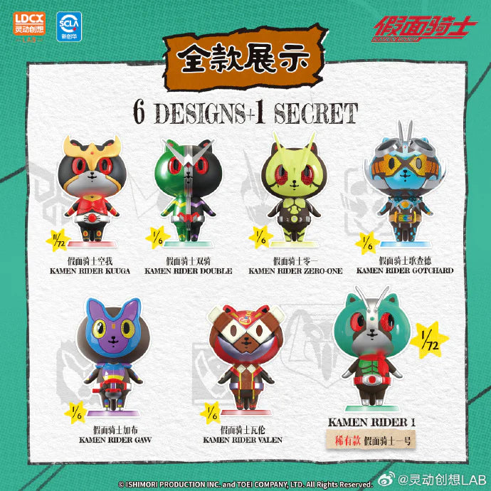 Artverse – BAKETAN BLOG × Kamen Rider Art Vinyl Series Vol.1 Blind Box - Preorder