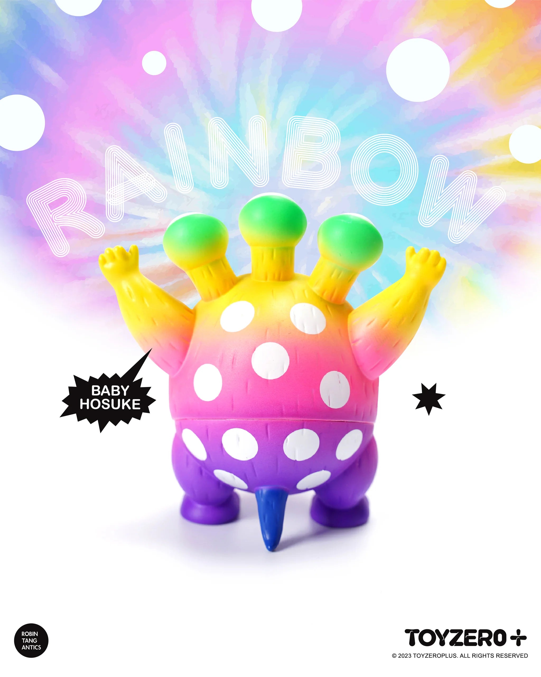 Rainbow Dots Baby Hosuke