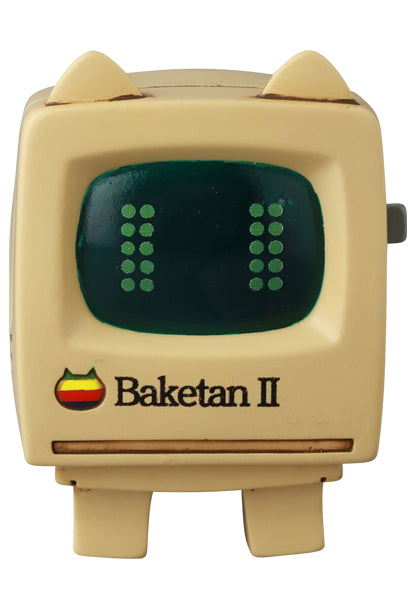 VAG Series 44 Baketan No. 2: A 2.5-inch vinyl desktop toy resembling a retro monitor with cat ears and LED-style eyes.