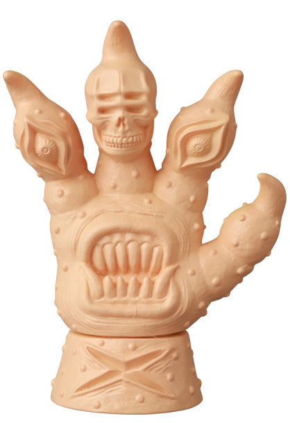 VAG Series 44 Fucking Four Fingers: A 2.5-inch vinyl toy with a hand-like monster design, featuring a skull, eyes, and teeth.