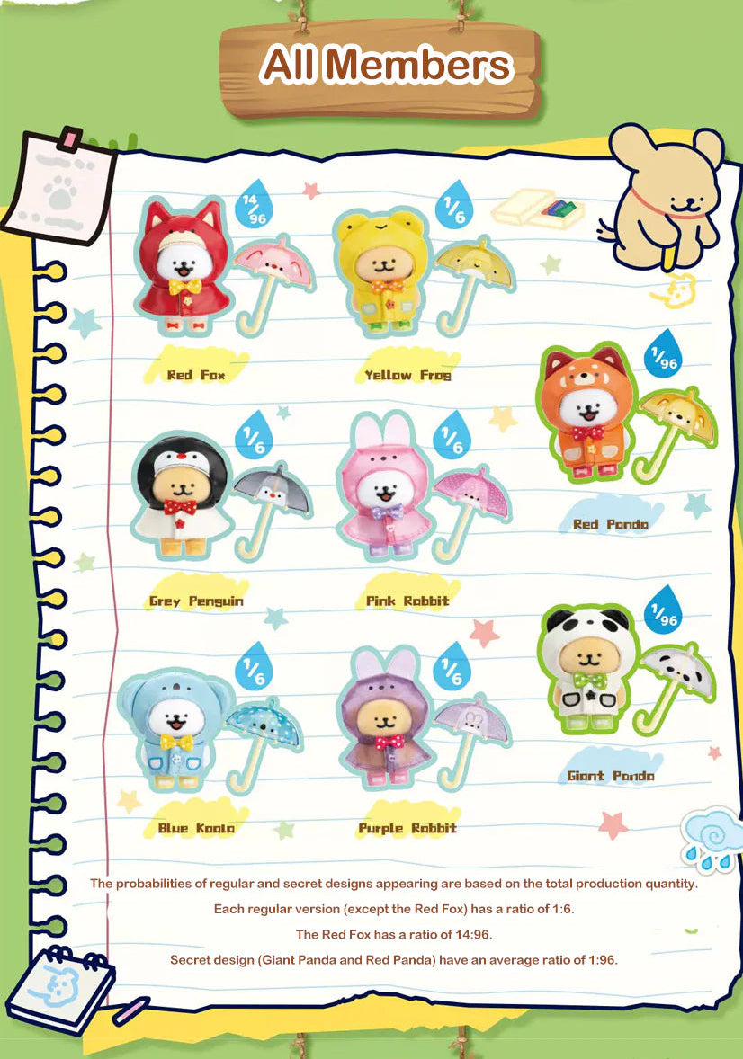 Maltese “What to Do on a Rainy Day?” Articulated Figure Blind Box - Preorder