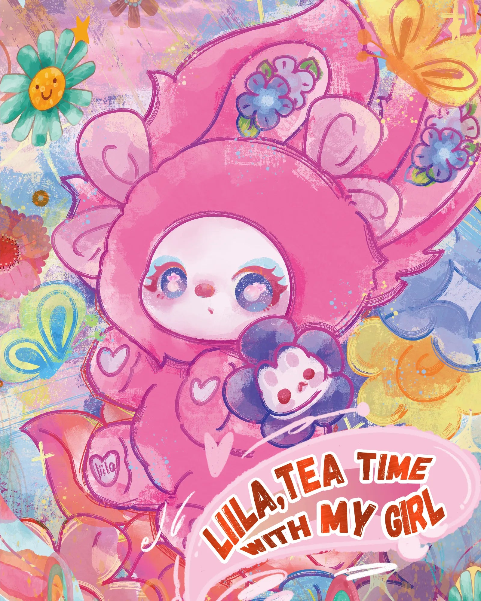 Lila, Tea Time with My Girl 600％ Liila 600% V2 Blind Box Liila Tea Time With My Girl Series