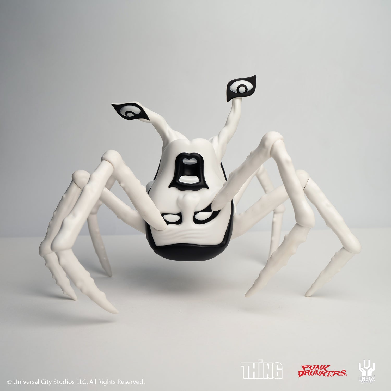 THE THING: PDS AITSU CHASE VARIANT HEAD - Preorder, a limited-edition art toy depicting a stylized spider-like creature from John Carpenter’s The Thing with branded base.