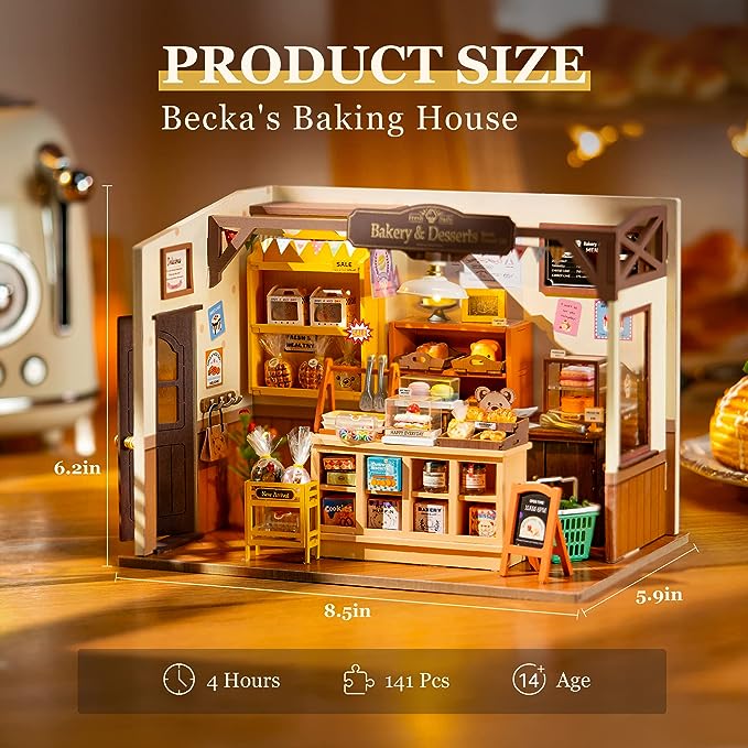 Becka's Baking House Rolife Miniature House Diy Wooden - Preorder