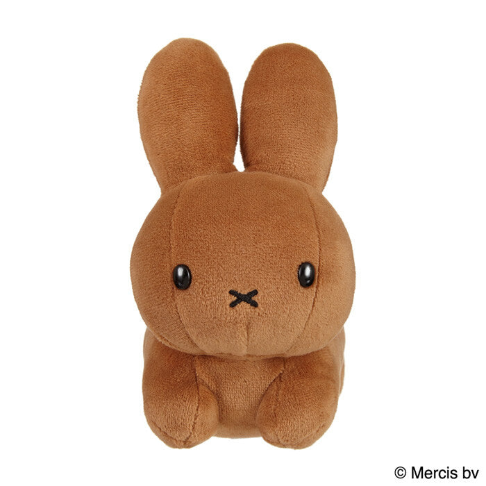 Miffy Bunny Plush Brown, a small rabbit-shaped stuffed toy with simple features, ideal for collection or gifting, reflects Strangecat Toys' unique art toy selection.
