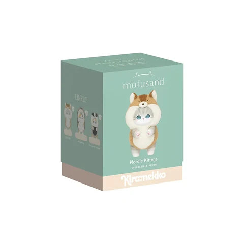 mofusand Kiramekko Nordic Kittens Plush Keychain Blindbox Series - Preorder