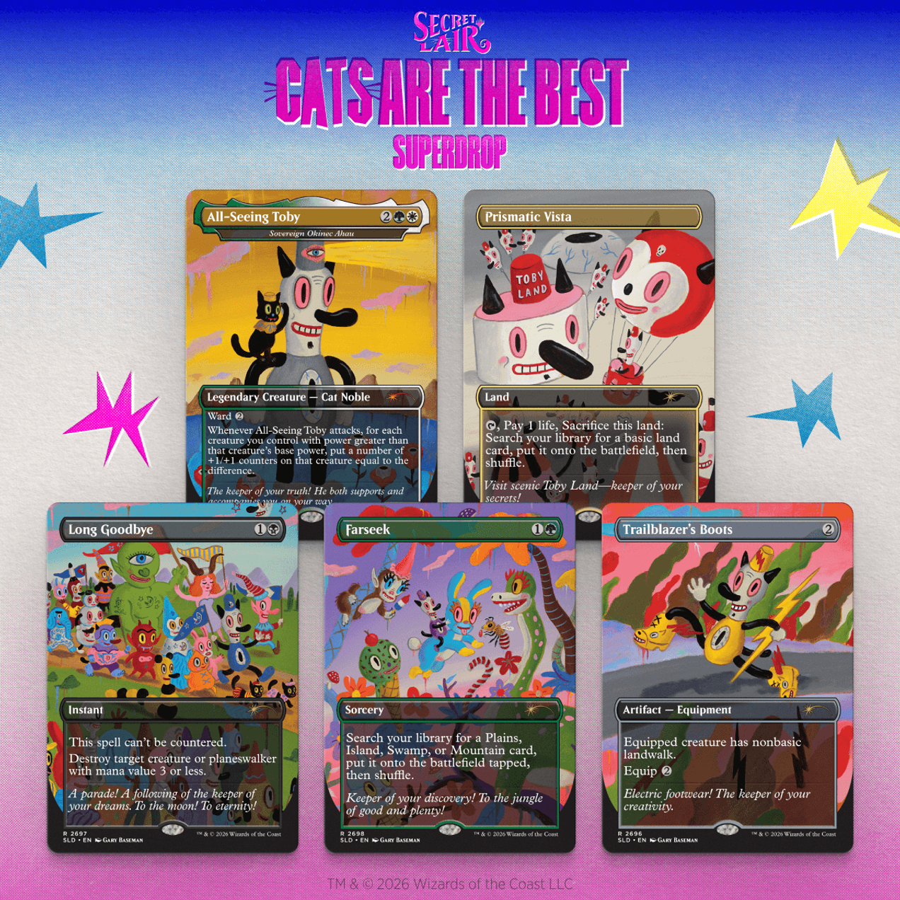 Magic the Gathering: Toby's Journey by Gary Baseman Secret Lair