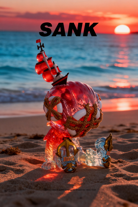 Sank Good Night Series - Shark Shadow - Red Tide - Preorder