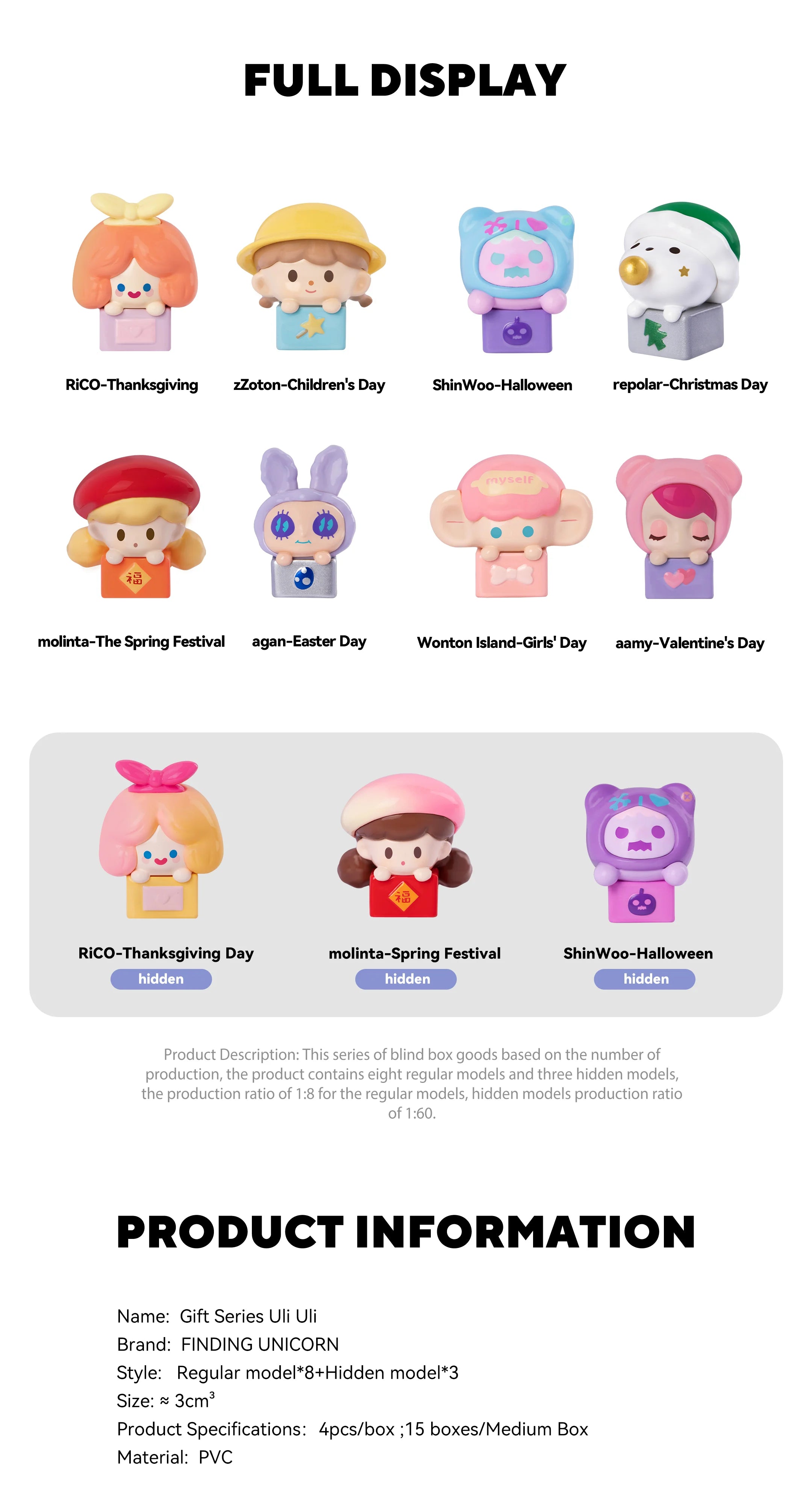 GIFT SERIES ULI ULI Blind Box Series