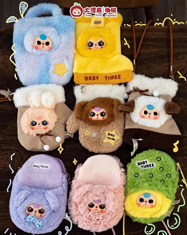 Baby Three Plush Mobile Phone Bag Baby Three Plush Mobile Phone Bag