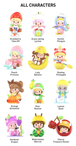 Sweet Bean Fruit World Adventure Series Figures Sweet Bean Fruit World Adventure Series Figures