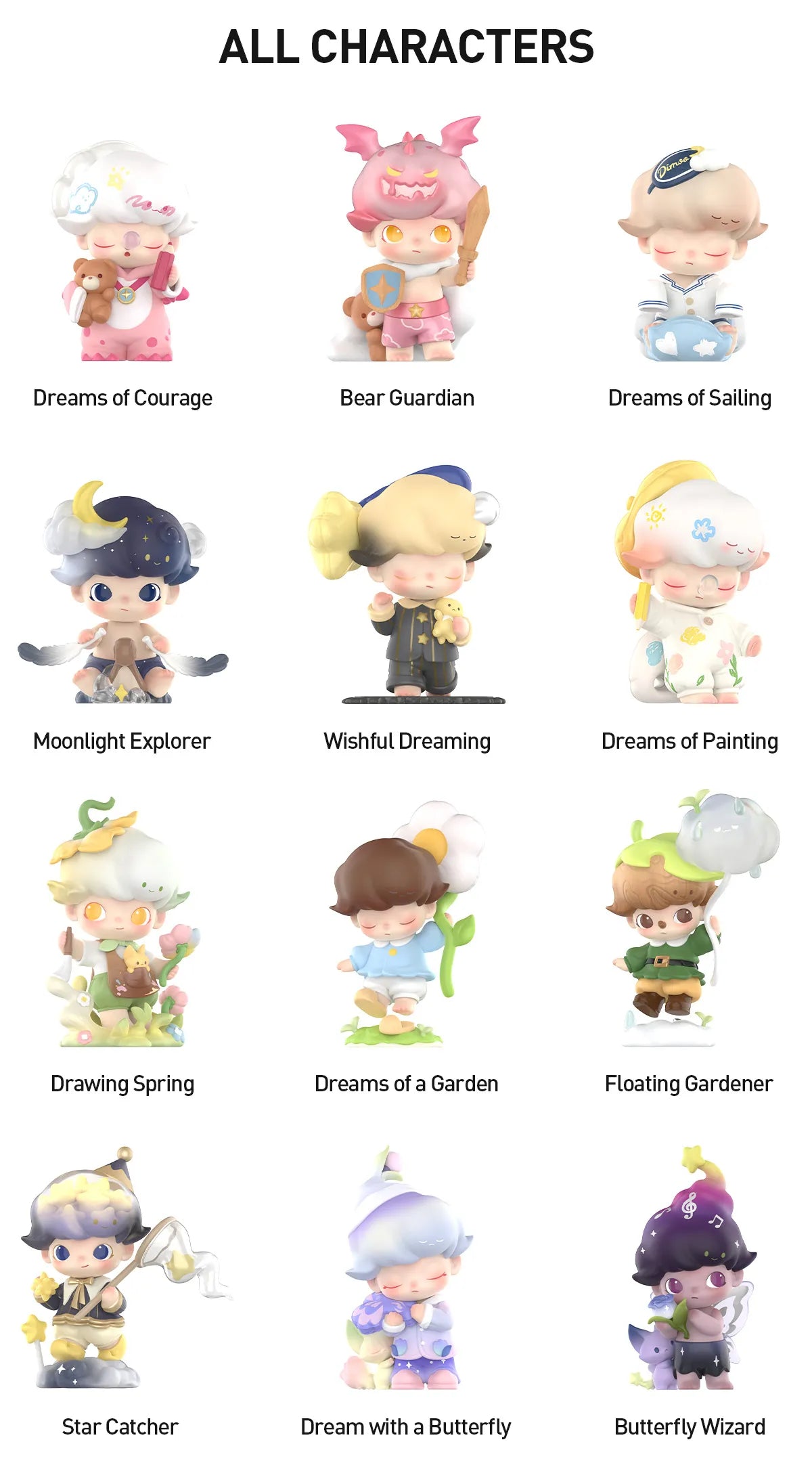 Strangeness Dimoo DIMOO Weaving Wonders Series Figures