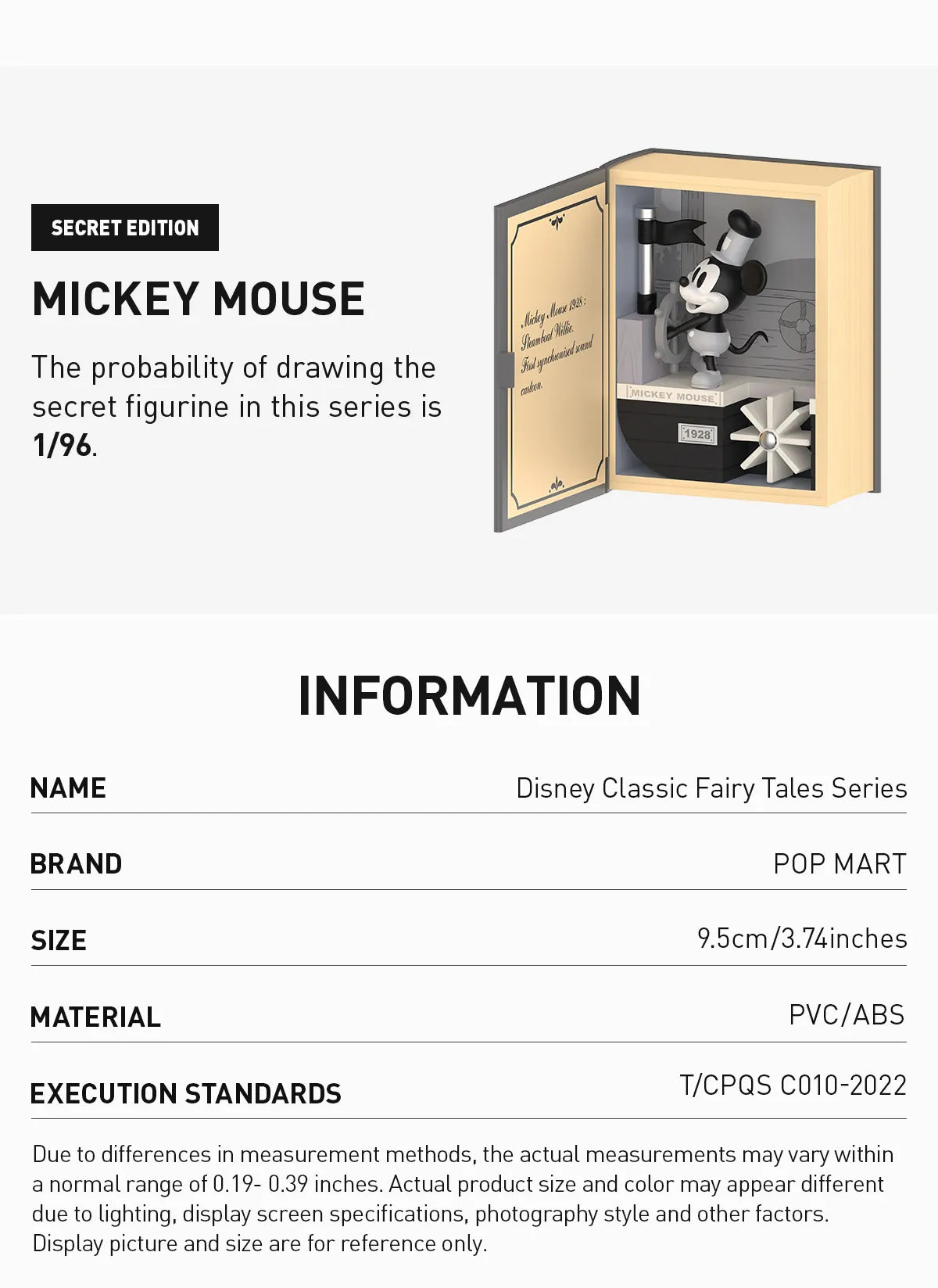 Disney Classic Fairy Tales Blind Box Series featuring 8 designs with a secret option. Preorder now for June 2025 shipment.