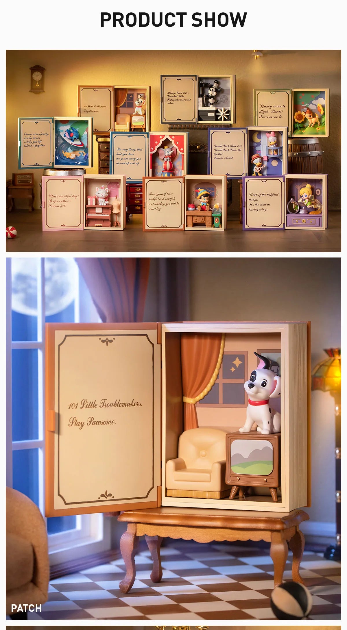 Disney Classic Fairy Tales Blind Box Series, featuring 8 designs plus 1 secret; preorder for June 2025 shipping. Ideal for art toy collectors.