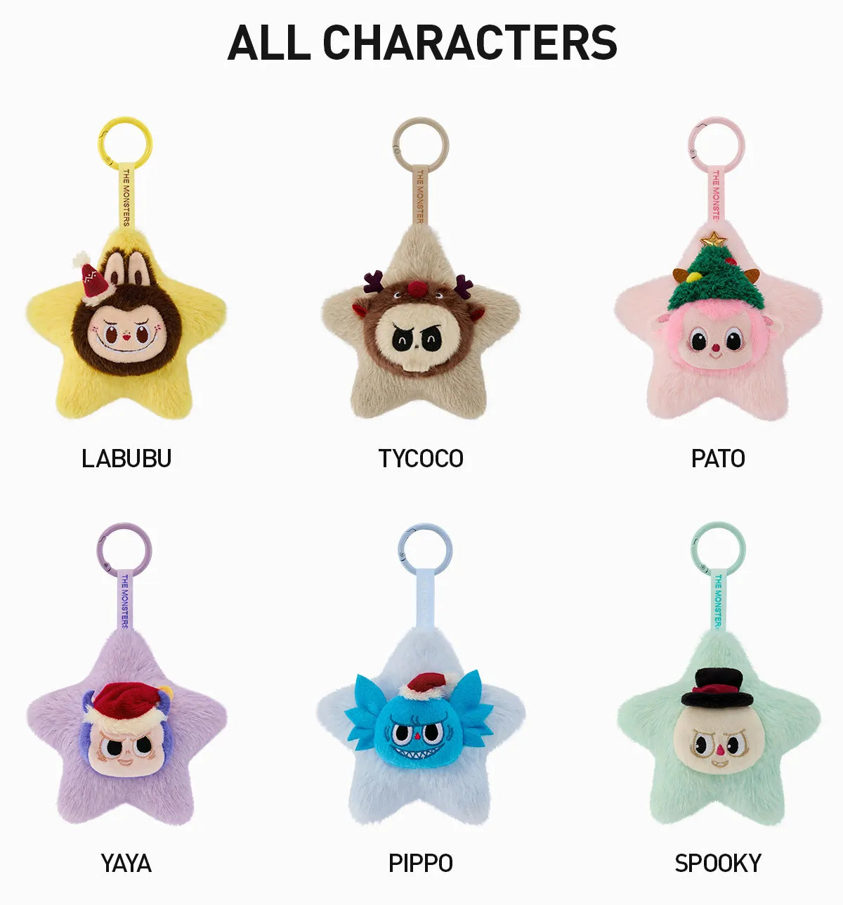 stuffed animal monsters THE MONSTERS Classic Series-Sparkly Plush Pendant Blind Box