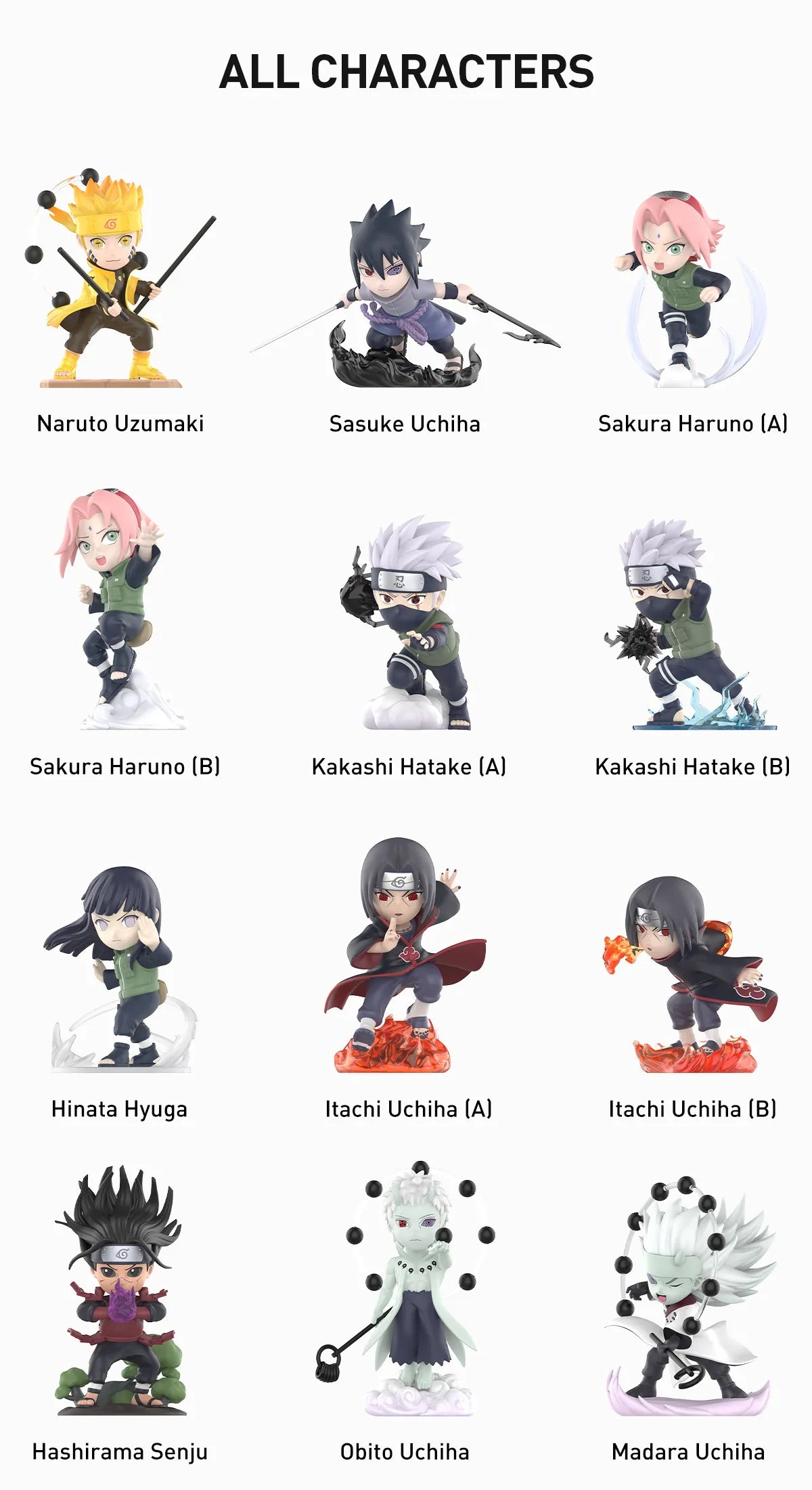 NARUTO Ninkai Taisen Series Figures Blind Box