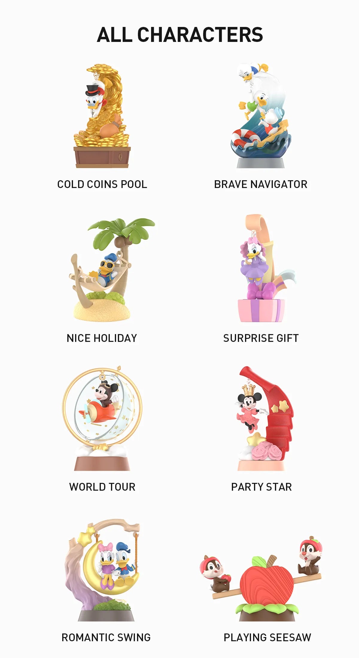 The Wonderful Dreams of Mickey and His Friends Series Scene Sets Blind Box