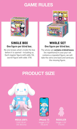 MEGA SPACE MOLLY 400% Hello Kitty and Friends Series MEGA SPACE MOLLY 400% Hello Kitty and Friends Series