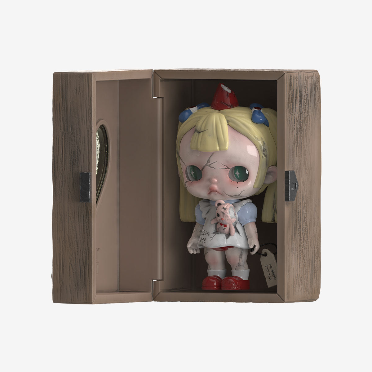 TINYTINY-PROLOGUE SERIES FIGURES in a wooden box, featuring a detailed doll; part of a blind box collection available for preorder at Strangecat Toys.