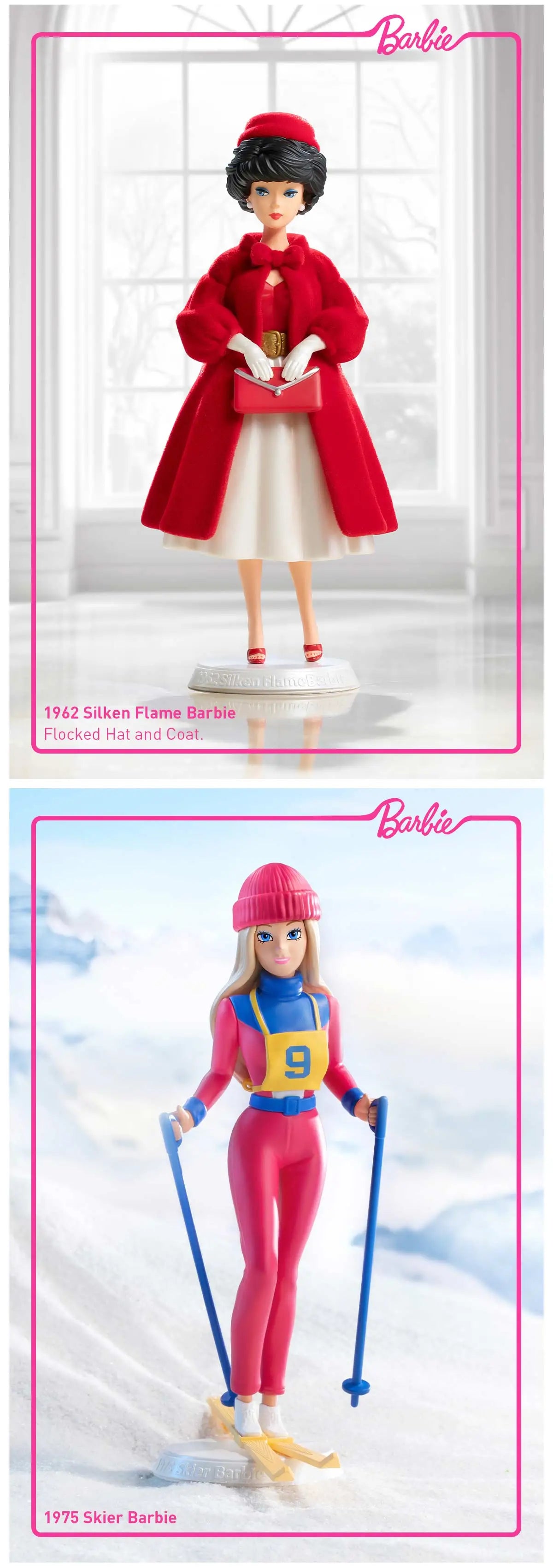 Barbie Style Icon Blind Box Series Figures, featuring 9 designs and 1 secret, available for preorder, shipping by June 2025.