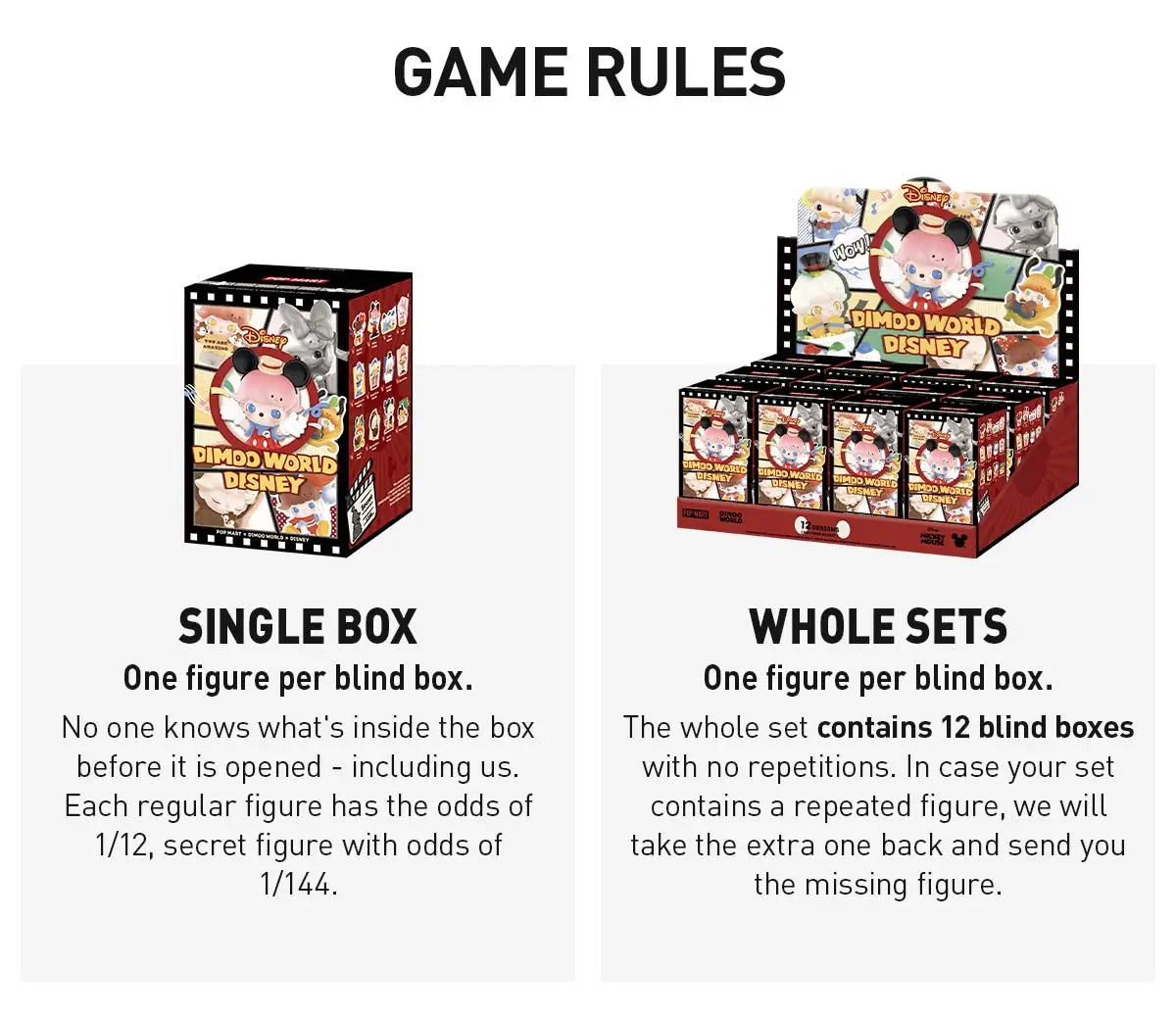 DIMOO WORLD × DISNEY Series Figures