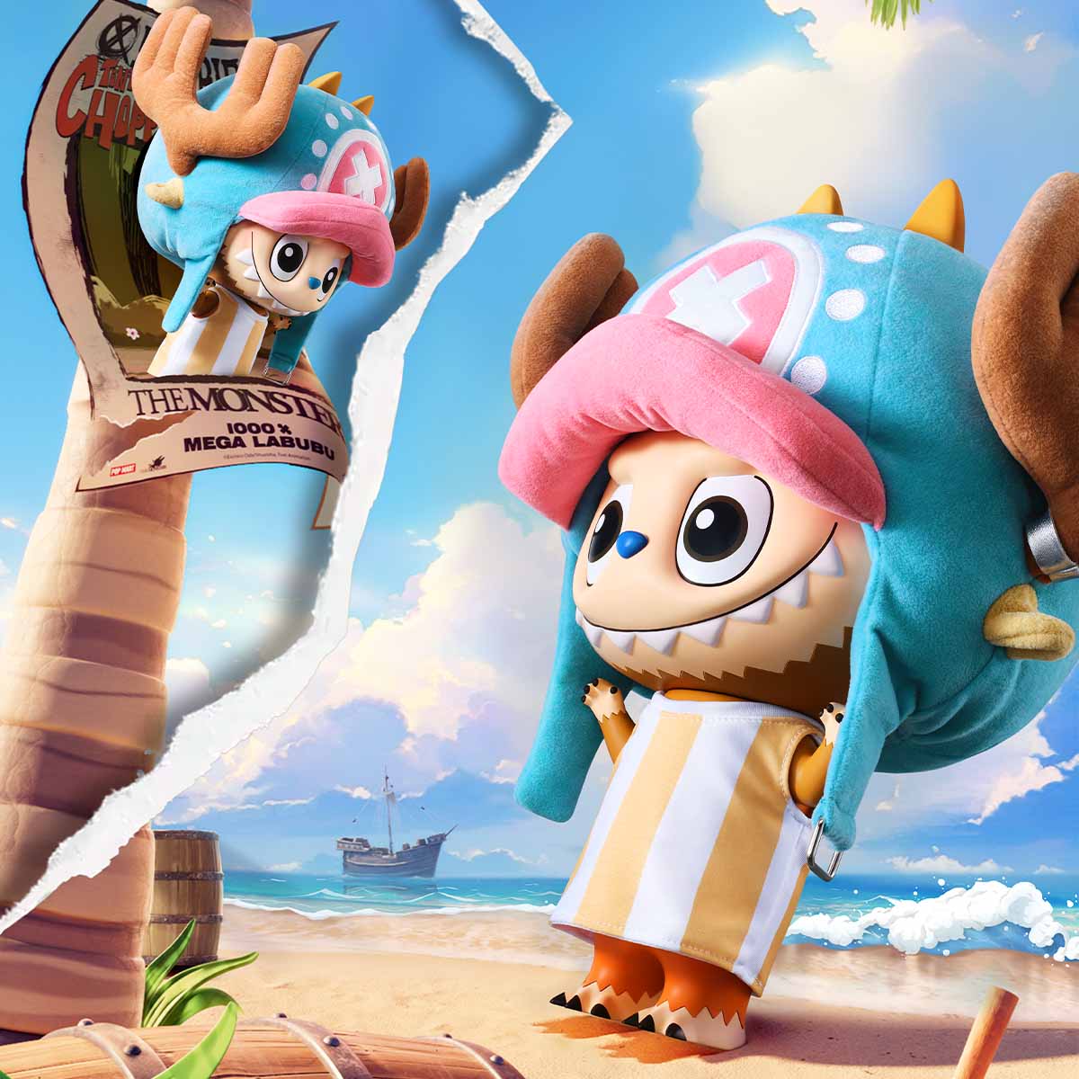 MEGA LABUBU 400% TONY TONY CHOPPER - Preorder
