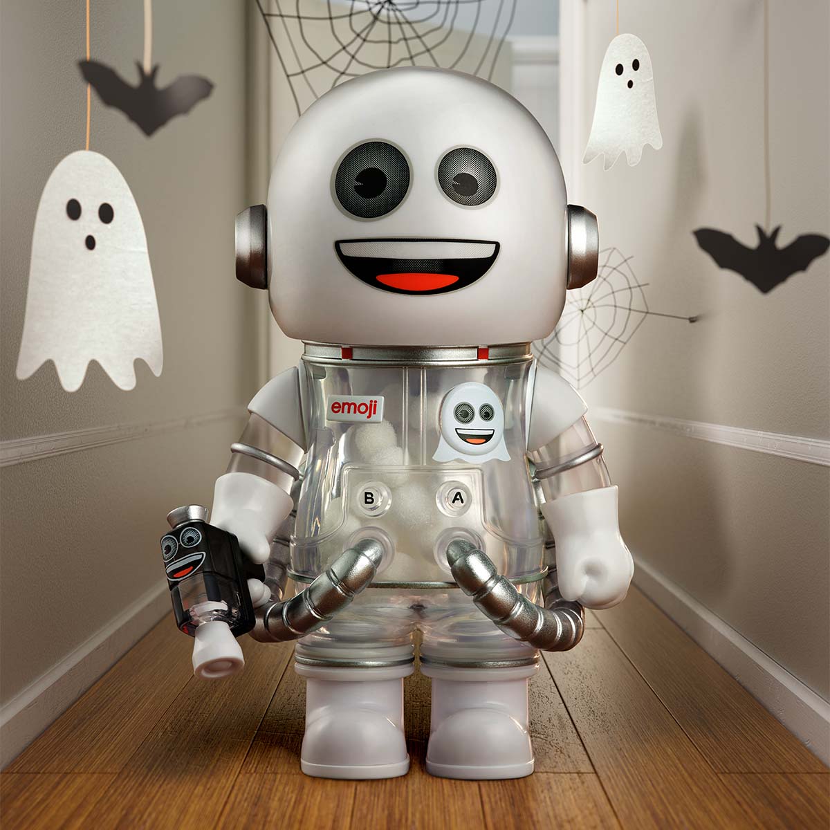 MEGA SPACE MOLLY 100% × emoji Blind Box Series - Preorder, featuring 9 designs and 1 secret option, available for preorder, shipping June 2025.