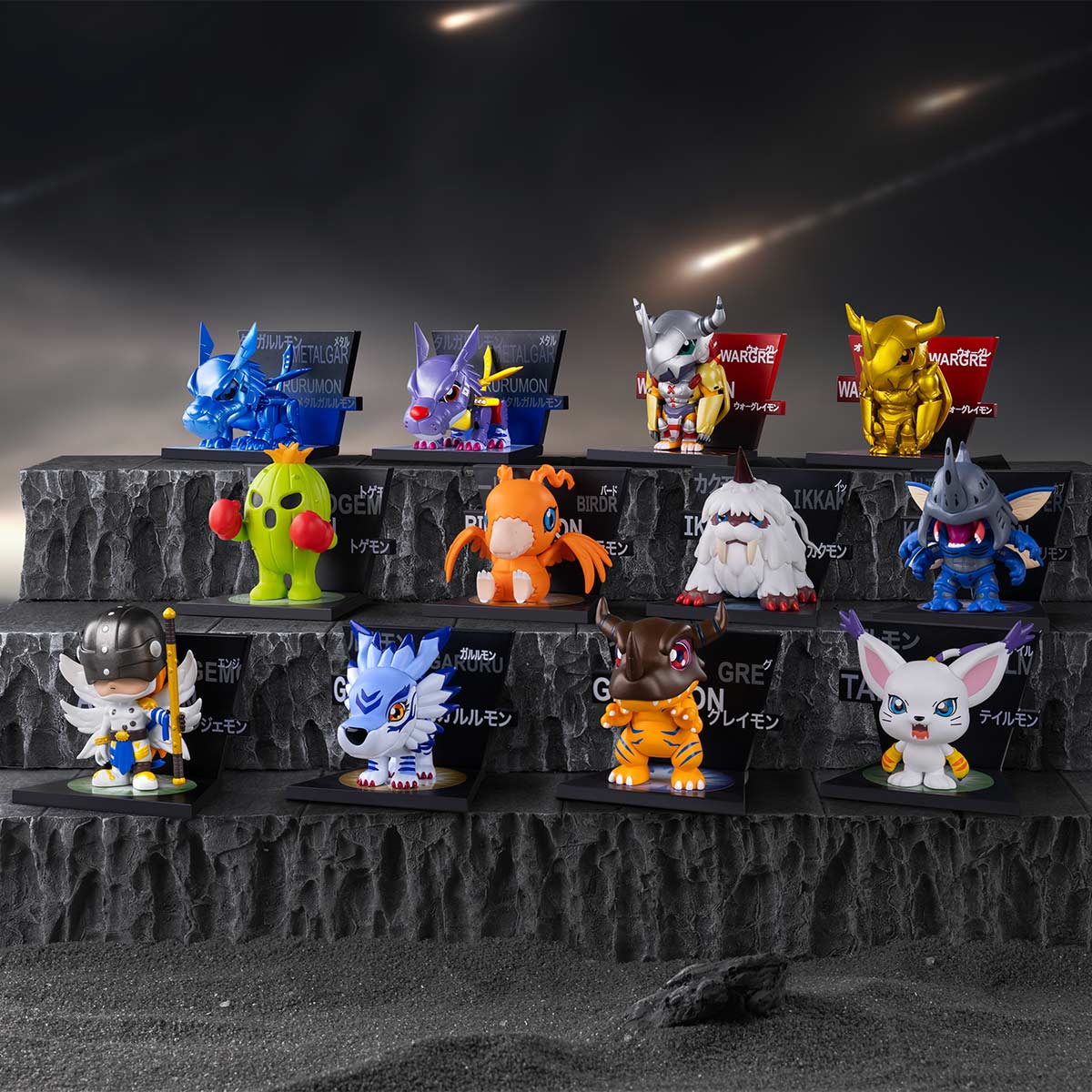 Digimon Adventure Fridge Magnet Blind Box Series Figures; preorder for June 2025. Contains 10 designs, possibly 1 secret in a case.