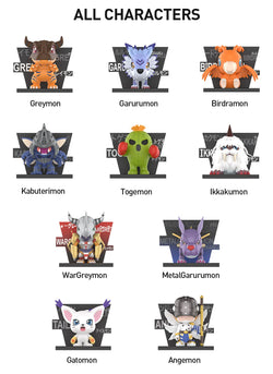 Digimon Adventure Fridge Magnet Blind Box Series Figures