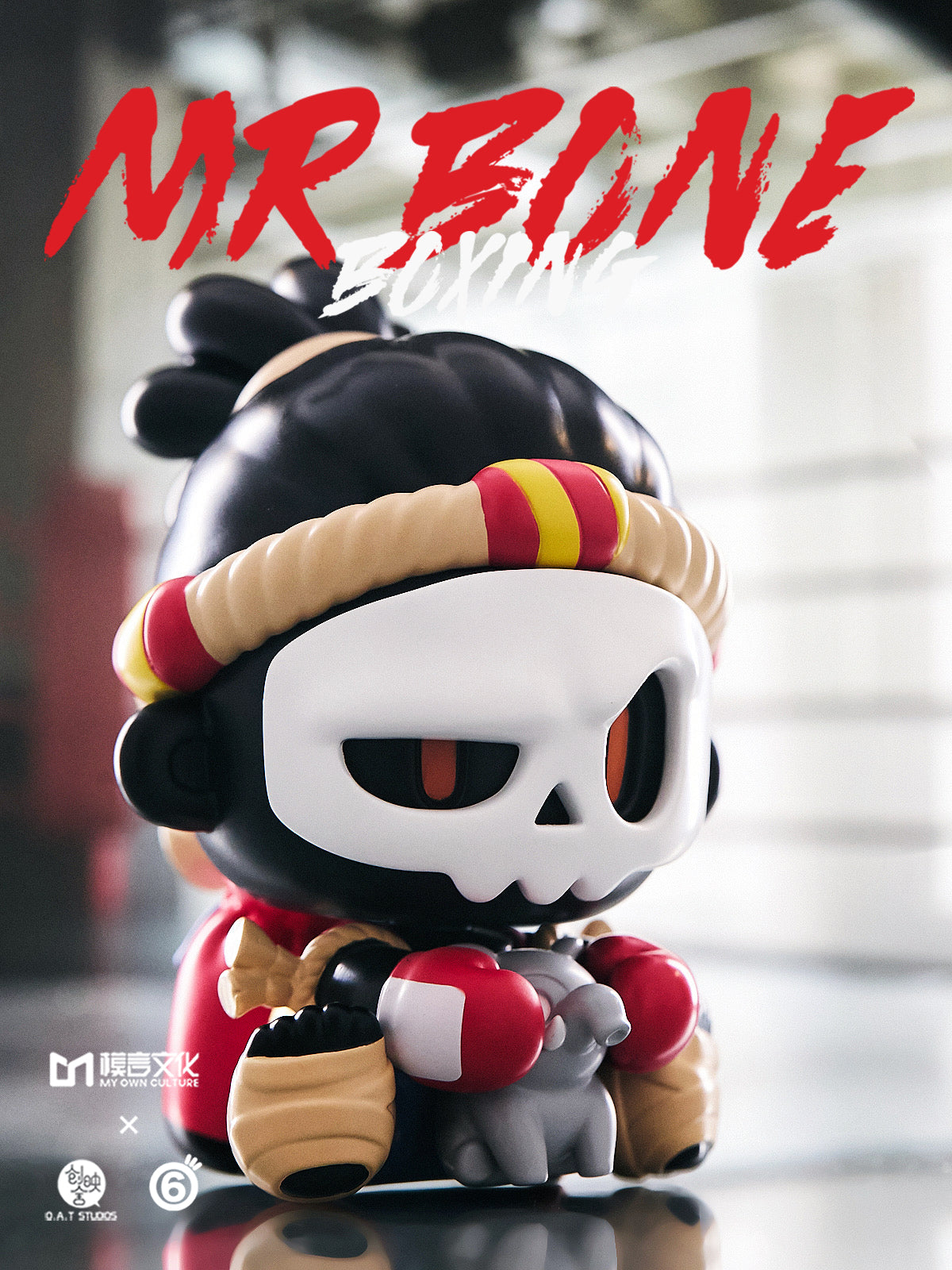 BABYBONE LIMITED - Thai Boxing resin figure, 8CM. Preorder now for June 2025 release, limited to 500 units.