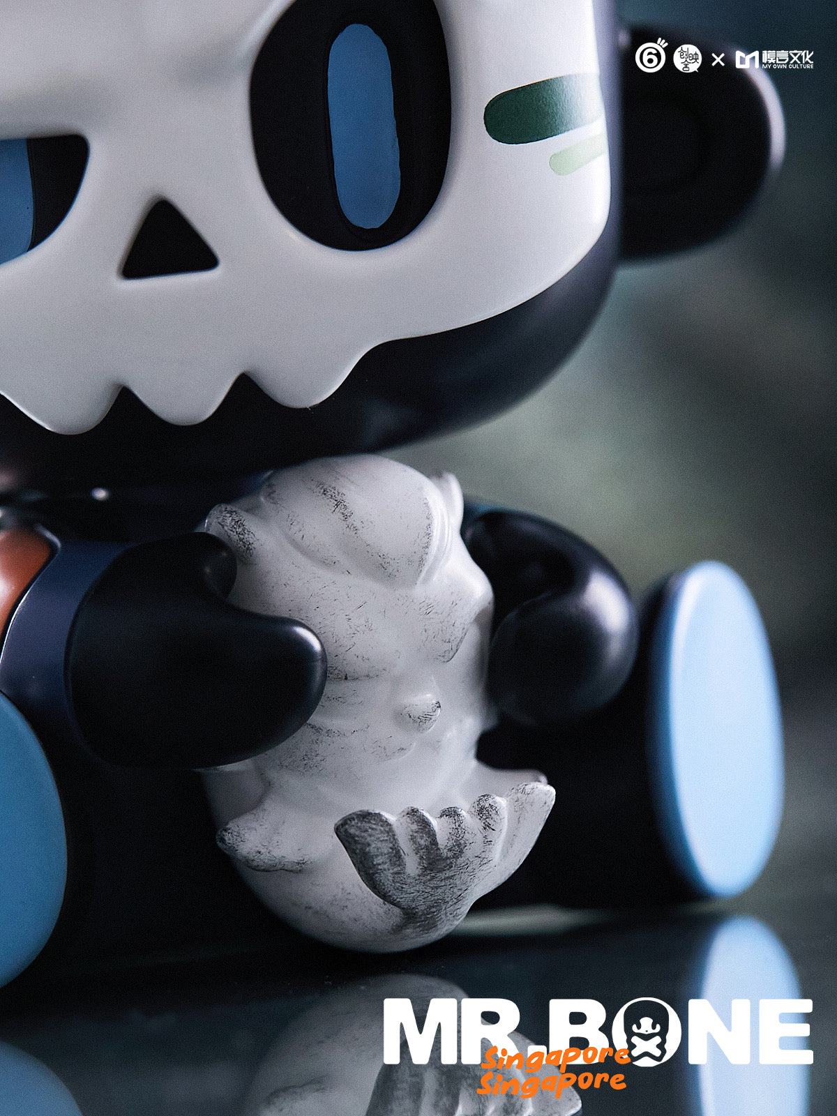 BABYBONE LIMITED - Singapore resin figure, 8CM, preorder for June 2025, limited to 500 pieces, from Strangecat Toys' unique art collection.
