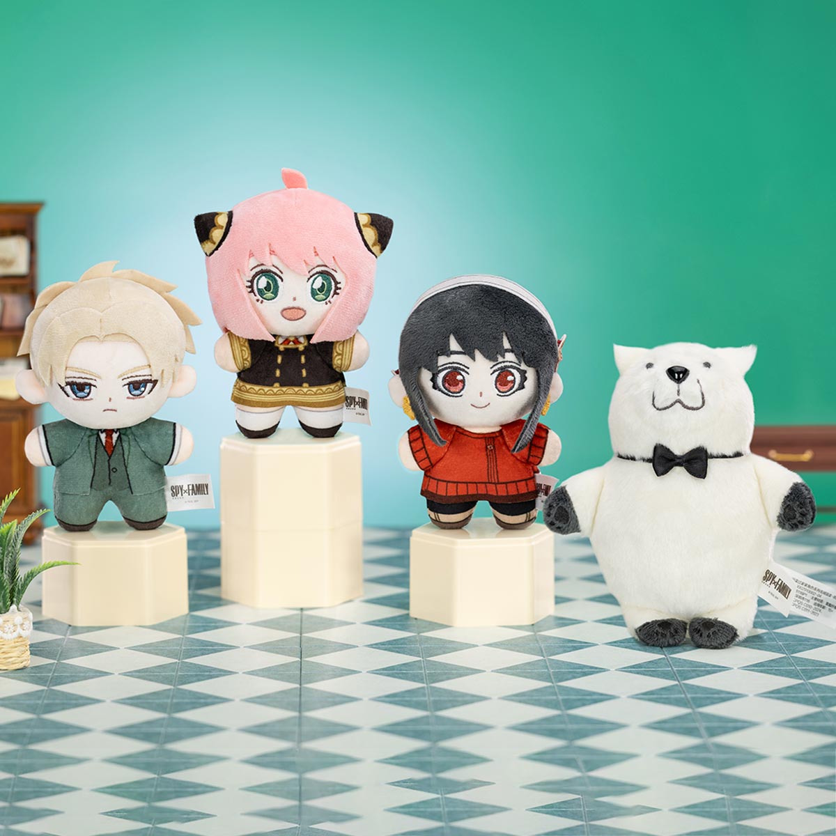 SPY × FAMILY Character Series Plush Blind Box features Loid, Anya, Yor, and Bond plush dolls, perfect for collectors. Preorder for October 2025 shipping.