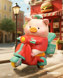 lulu the piggy フィギュア バーガー LuLu The Piggy Burger Express Movable Series Blind Box