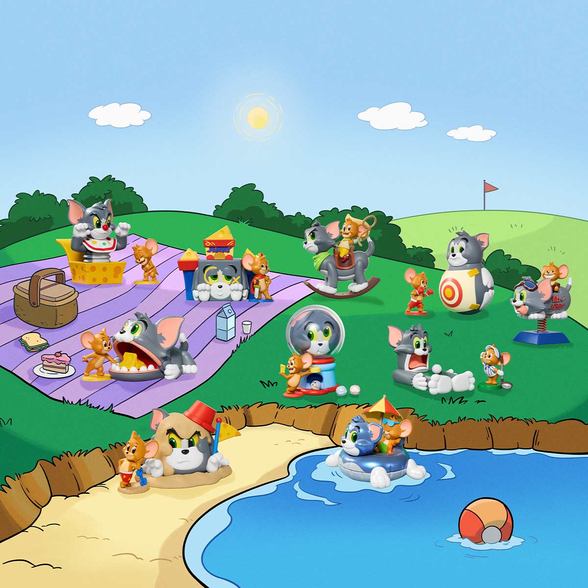 Tom and Jerry: Funfair Series Figures