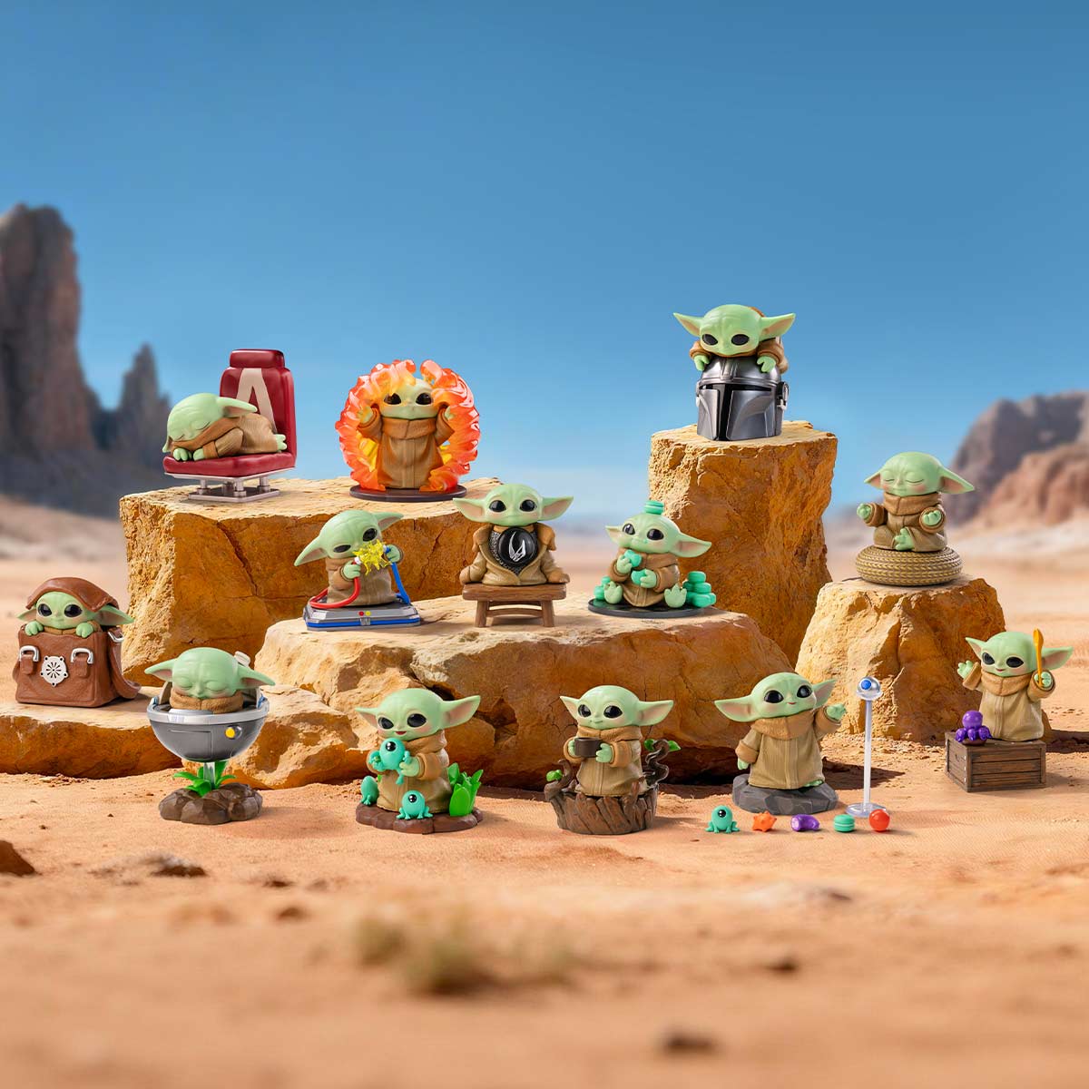 Star Wars Grogu Tiny But Mighty Series Figures