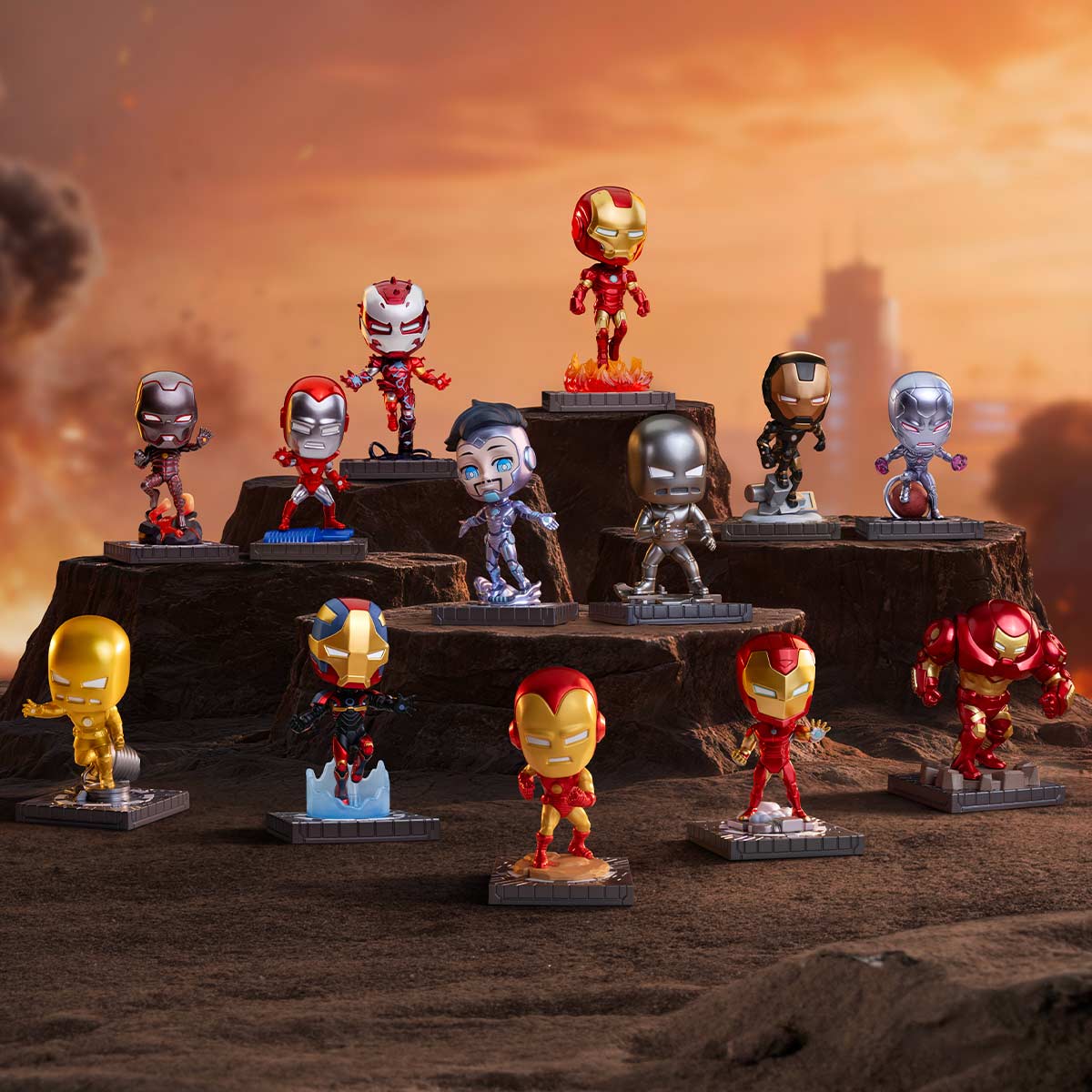 Marvel Iron Man: A Journey Through Armors Series Figures