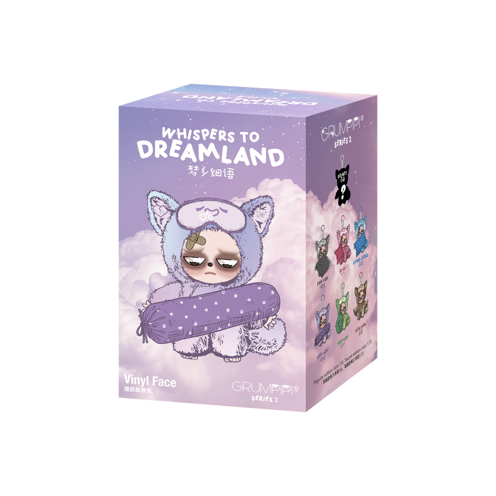 Sleepless Grumpipi Whispers to Dreamland Plush Blind Box Keychain